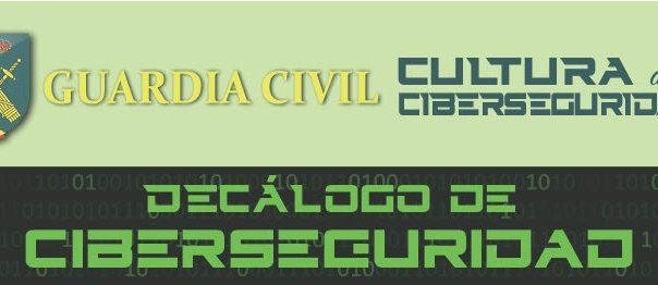 Cabecera Decálogo Ciberseguridad Guardia Civil