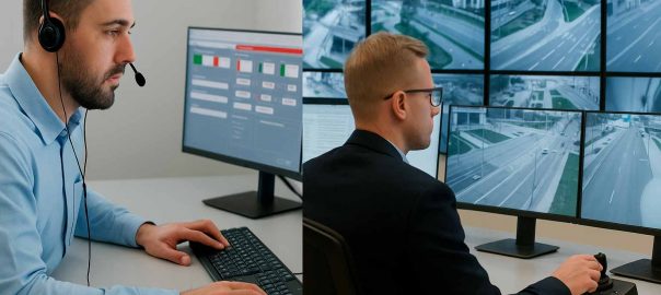 diferencia entre central receptora de alarmas y centro de control