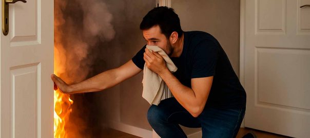 qué hacer en caso de incendio en casa