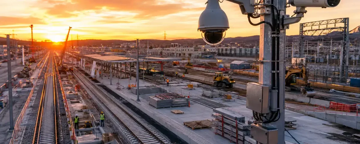 sistemas de videovigilancia cctv en construcciones ferroviarias