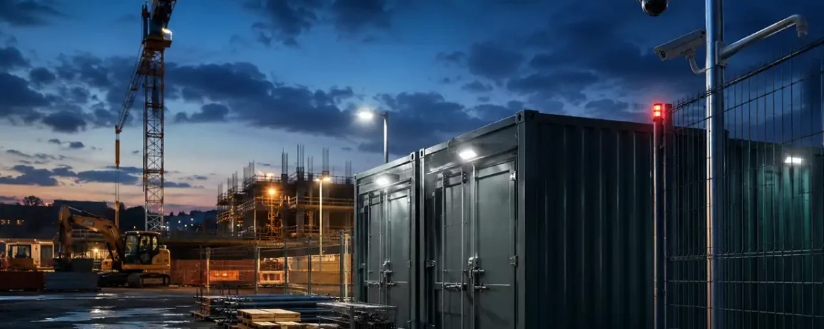 Sistemas CCTV en contenedores de obra