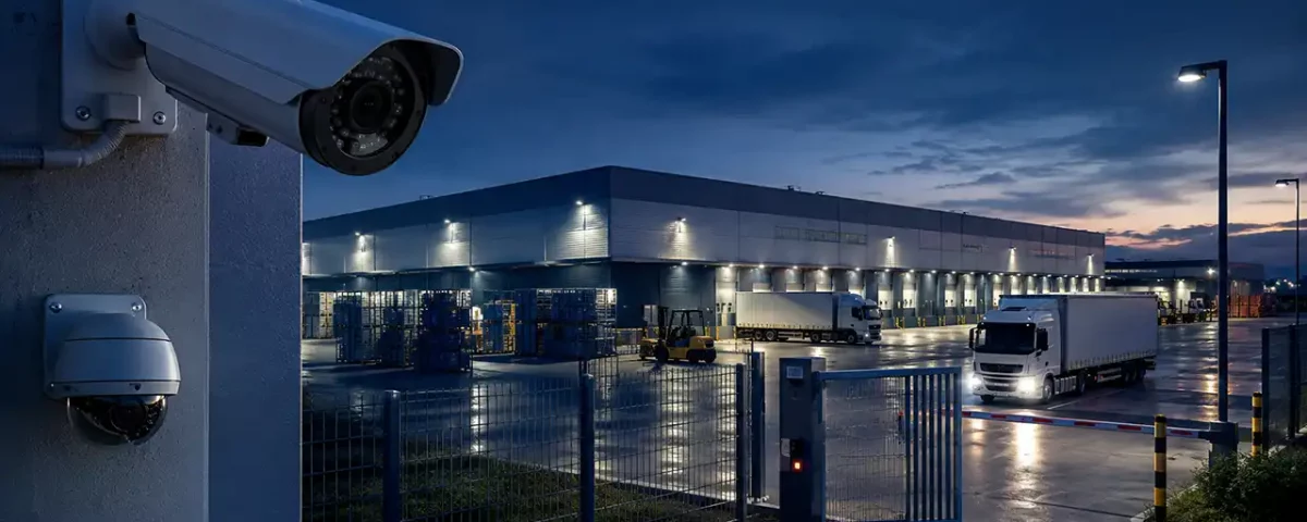 Soluciones CCTV en almacenes al aire libre