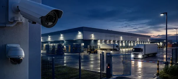 Soluciones CCTV en almacenes al aire libre